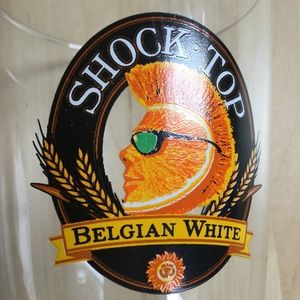 SHOCK TOP Belgium White Beer Glass